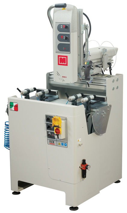 detail of aluminium profiles